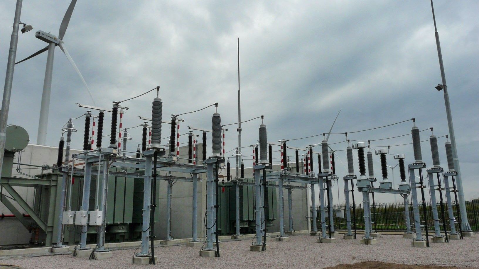 Zuidlob wind farm onshore high voltage substation